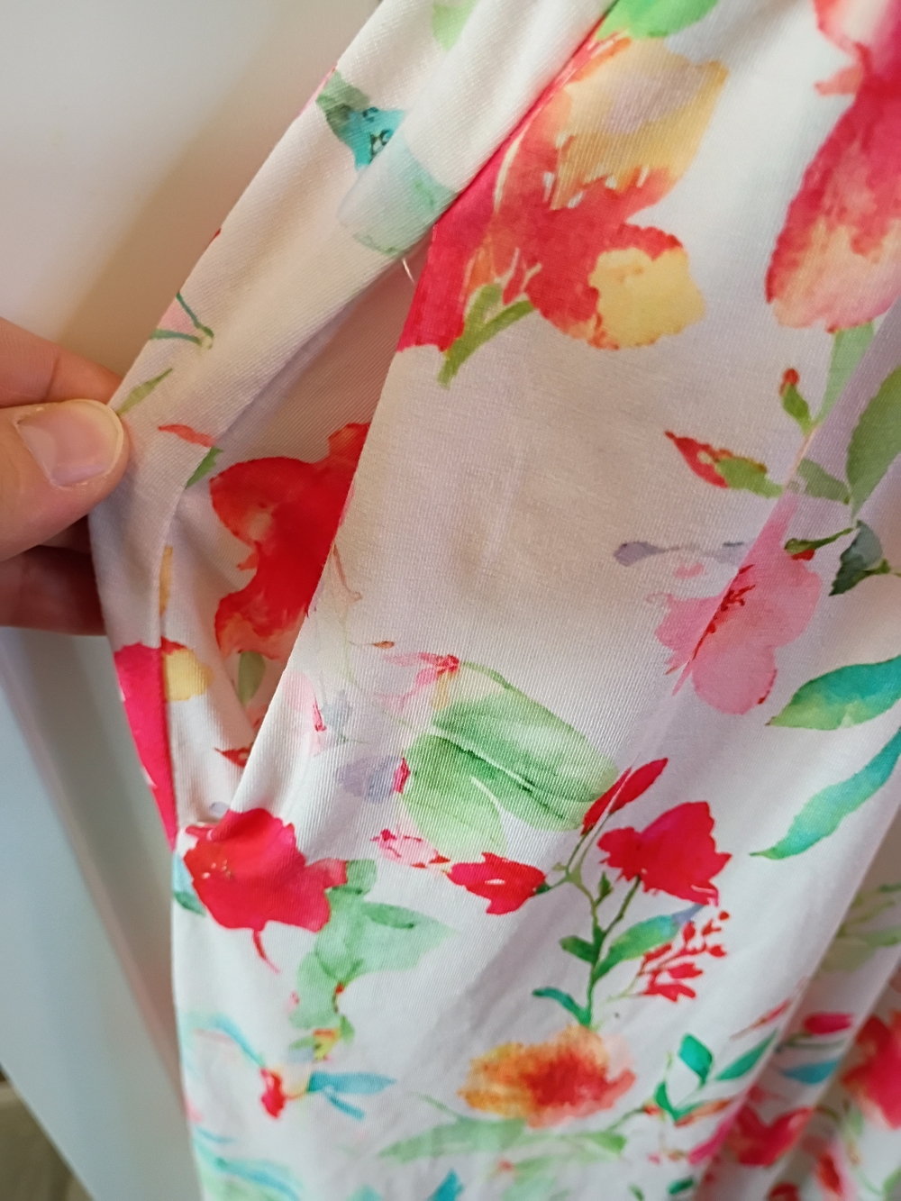 Grace Karin Floral Sundress in Pink, Green & Cream - Picture 7 of 7